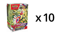 Pokemon SV1 Scarlet & Violet Prerelease Build & Battle Kit Display Box (10 Kits)